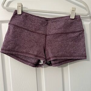 FLEO 2.5 inch low rise Women's Heathered Purple Shorts